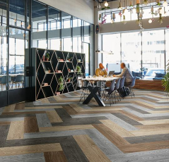 Forbo Flotex Wood planks 151002 Grey Wood фото 3 | FLOORDEALER